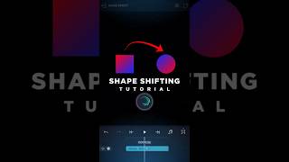 Alight Motion Shape Shifting Tutorial  alightmotion motiongraphics motiondesign shapeshifting [upl. by Ojyma]