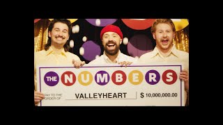 Valleyheart  The Numbers Official Music Video [upl. by Donata]