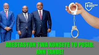 ÈSKÉ ARESTASYON 3 KONSEYÉ YO POSIB ANN TANDÉrecourshaiti [upl. by Eittol]