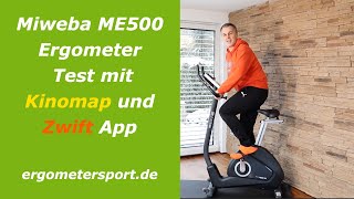 Miweba ME500 Ergometer mit Zwift und Kinomap im Test [upl. by Orrin]