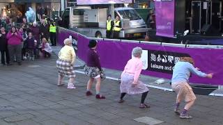 quotThe Dancing Granniesquot strut their stuff in Stafford [upl. by Chilton952]