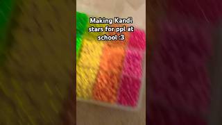 KANDI 🫶  kandi star art craft beads colorful scene hobby furry therian antizoo [upl. by Eelanaj]