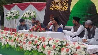 Abbas Abdali is presenting Hadiya Naat at the celebration of MiladulNabi in Abbottabad [upl. by Kylila791]