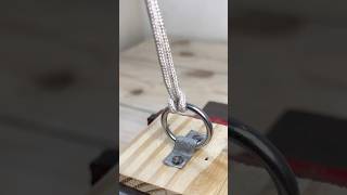 How to Secure a Metal Ring to Wood for Tying Ropes  The TiPs [upl. by Meldon]