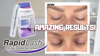 I used RapidLash for 6 Weeks My Results  Before and After Photos  DID IT WORK [upl. by Anohs]