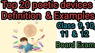 20 Top Poetic Devices You Need To Knowdefinition And Examples [upl. by Julianna]