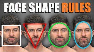 4 Face Shape Rules EVERY GUY SHOULD FOLLOW To Pick The BEST Haircut amp Facial Hair for YOUR Face [upl. by Hajed]