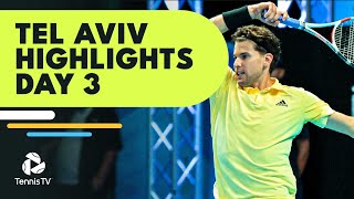 Thiem amp Cilic Battle Korda Faces Cressy  Tel Aviv 2022 Highlights Day 3 [upl. by Sadoff997]