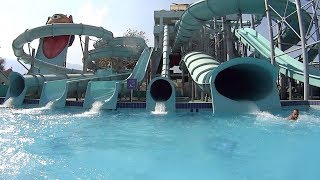 Tunnel Free Fall Water Slide at Dolusu Park [upl. by Zabrina118]