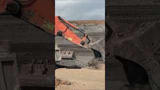 Hitachi Excavator Loading Trucks  megamachineschannel excavator construction truck [upl. by Roland]