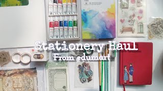 stationery Haul from edumart  malappuram edumart  Malayalam  Li Sha Art [upl. by Eilagam577]