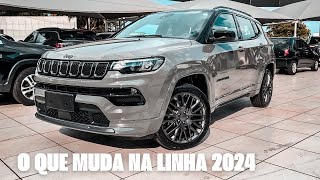 FUI CONHECER O JEEP COMPASS SERIE S 2024 [upl. by Frangos527]