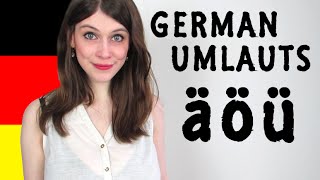 GERMAN UMLAUTS for Dummies  How To Pronounce Ä Ö Ü [upl. by Sivar]