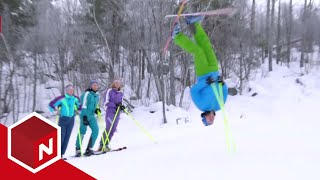 Skiballett med Aamodt Andreas Håtveit og Andreas Ygre Wiig  Aamodt og Kjus på bortebane [upl. by Kosak]