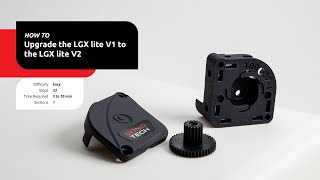 Guide showing how to upgrade a Bondtech LGX Lite eXtruder to become a LGX Lite V2 [upl. by Damas579]