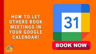 How to let others book a meeting with you using Google Calendar [upl. by Daiz19]