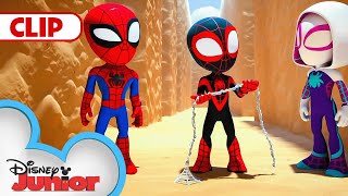 Sand Trapped  Marvels Spidey and his Amazing Friends  disneyjunior [upl. by Malkin994]