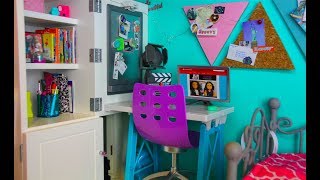 All About Bedrooms with Brynn and Saige American Girl Doll Stopmotion [upl. by Reace]