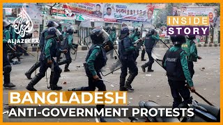 Whats behind antigovernment protests in Bangladesh  Inside Story [upl. by Lerim135]