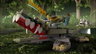 Lego Chima  70126  Crocodile Legend Beast  Lego 3D Review [upl. by Lyrahs]