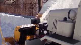 1951 Coleman Aircraft Tug 7 ft Snowblower Portland Maine [upl. by Ybbed]