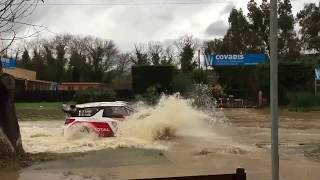 Sébastien Loeb in a Citroën DS3 WRC in the water for the Rally Var 2014  HD [upl. by Kemp536]