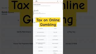 Tax on Online Gambling Hindi [upl. by Jemma]