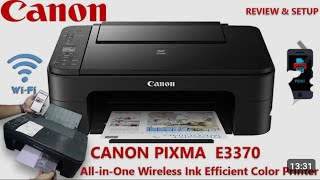 Canon PIXMA E3370 UNBOXING [upl. by Isiah210]