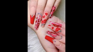 How To Decorate Your Nails On This Valentine Season [upl. by Dorri]