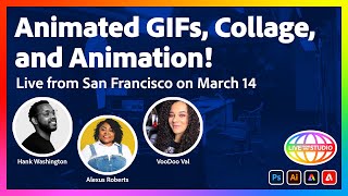 Animated GIFs Collage amp Animation  Live From San Francisco on March 14th [upl. by Netsoj]