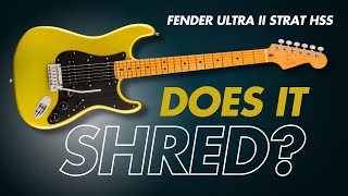 Fender American Ultra II Strat HSS  Does it Shred [upl. by Najram]