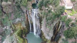 Cascata delle Marmore  AERIAL DRONE 4K VIDEO [upl. by Kealey809]