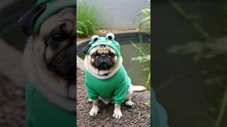 🐸 DOG LOOKS LIKE A FROG dog frog dogsofyoutube [upl. by Noswal]