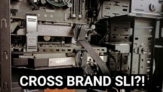 Cross brand SLI  Does it really work Pt 1 [upl. by Esli569]