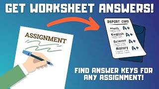 How to Get Answers to ANY Worksheet  Find Assignment Answer Keys 2024 [upl. by Augustin]