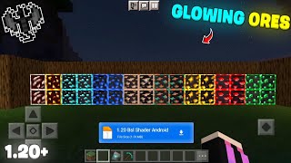 NEW GLOWING ORES TEXTURE PACK 🤯 MCPE 12072 MINECRAFT PE 100 WORKING  MCPE GLOWING ORES PACK [upl. by Etienne470]