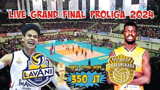 Live grand final proliga 2024 Jakarta LavAni Allo Bank Electric vs Jakarta Bhayangkara Presisi [upl. by Aiekram329]