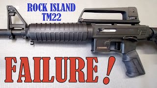 Rock Island TM22 Feather Lite Rifle Review  FAILURE [upl. by Tiras19]