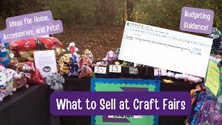 Ideas to Sell at Craft Shows How to Price Your Products for Craft Shows  Craft Fair Ideas [upl. by Odicalp]