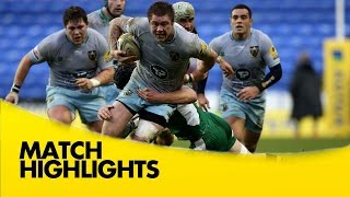 London Irish vs Northampton Saints  Aviva Premiership 201516 [upl. by Hatokad943]