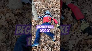 1000cc is for beginner bike motorcycle kawasaki motovlog funny rider ktm susuki reels [upl. by Georas334]