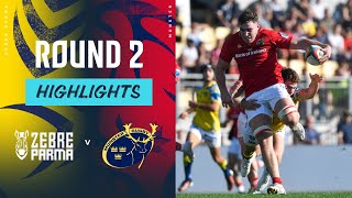 Zebre Parma v Munster  Highlights  Round 2  URC 202425 [upl. by Martineau]