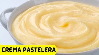 🍰 Cómo hacer CREMA PASTELERA CASERA de MAIZENA ✅ RECETA de Crema para Relleno Fácil y Rápida [upl. by Thormora]