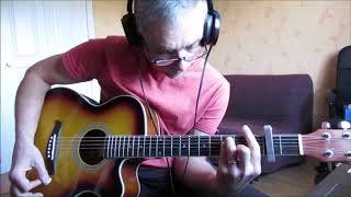 message personnelFrançoise Hardy cover guitare acoustique  tutoriel [upl. by Idzik]