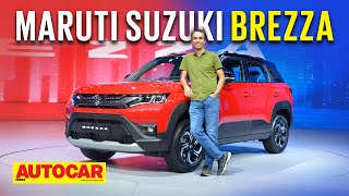 2022 Maruti Suzuki Brezza launched  Price features specs amp more details  Autocar India [upl. by Fiorenze]