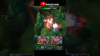 Pantheon killing 50K HP TANK in 1 second leagueoflegends [upl. by Nomla]