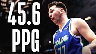 Luka Doncic Has Been Playing Out Of His Mind The Last 5 Games🔥  456 PPG 112 RPG amp 102 APG [upl. by Ilrebma472]