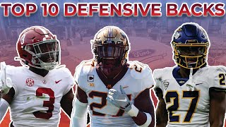 Top 10 Defensive Backs of the 2024 NFL Draft [upl. by Kra]