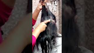 easy three steps haircut in very thin hair IndianHairdresser [upl. by Pellegrini]