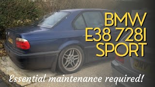 M52TU Rocker cover gasket and vanos overhaul on the winter beater DAILY BMW E38 728i How to DIY [upl. by Knarf]